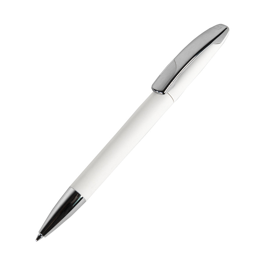Ручка шариковая VIEW, пластик/металл, покрытие soft touch, Белый, -, 29443 01 - фото 1 - id-p65778063