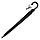 Зонт-трость CAMBRIDGE, пластиковая ручка, полуавтомат, черный, , 7438, фото 4