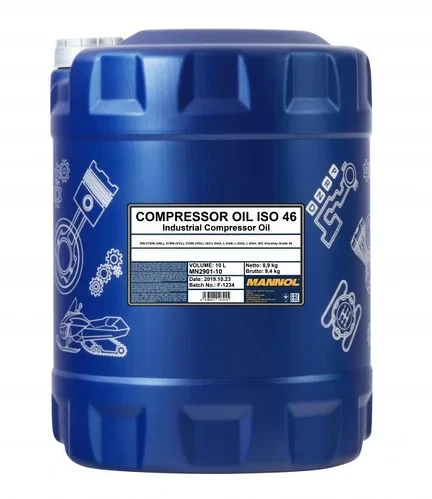 MANNOL Compressor Oil ISO 46 10л
