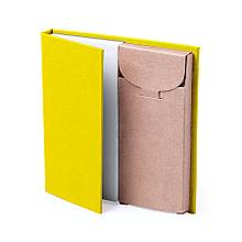 Набор LUMAR: листы для записи (60шт) и цветные карандаши (6шт), Желтый, -, 345997 03