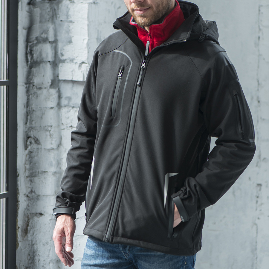 Куртка софтшелл ARTIC 320, Черный, 2XL, 399926.35 2XL - фото 8 - id-p68987978