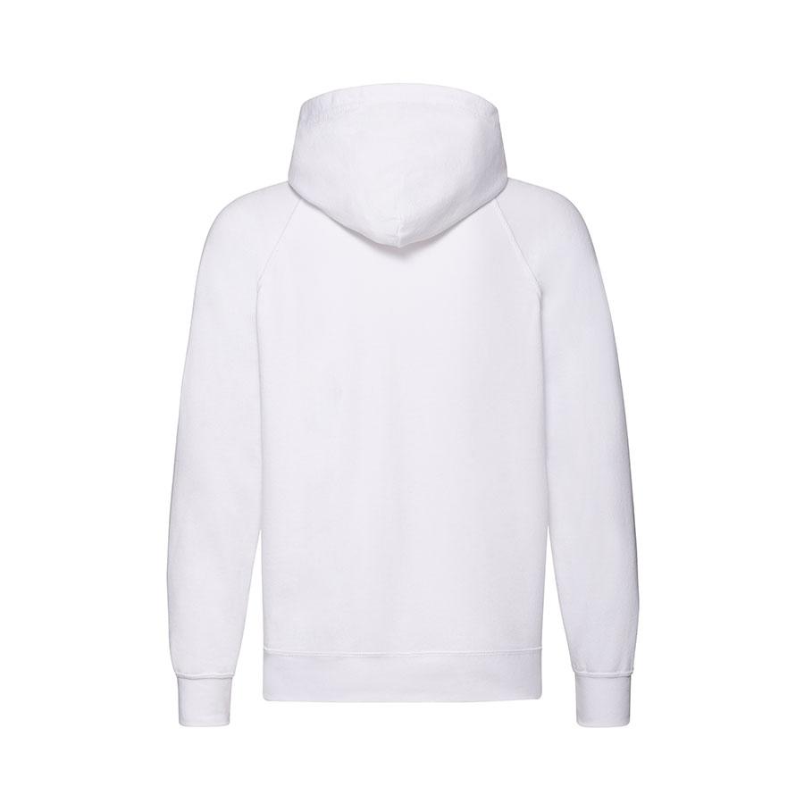 Толстовка без начеса LIGHTWEIGHT HOODED SWEAT JACKET 240, Белый, M, 621440.30 M - фото 3 - id-p65784013