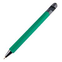 N5 soft,  ручка шариковая, зеленый/черный, пластик,soft-touch, подставка для смартфона, Зеленый, -, 27201 15