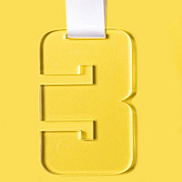 Медаль THIRD PLACE в подарочной упаковке, 65х100х5 мм, акрил, прозрачный, , 34712у