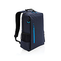 Рюкзак для ноутбука Lima 15" с RFID защитой и разъемом USB, синий, темно-синий; синий, Длина 33 см., ширина