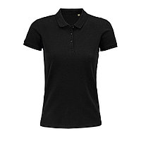Рубашка поло женская PLANET WOMEN 170 из органического хлопка , Черный, 2XL, 703575.312 2XL