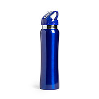 Бутылка для воды SMALY с трубочкой, нержавеющая сталь, Синий, -, 346280 24
