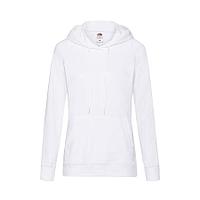 Толстовка женская без начеса LIGHTWEIGH HOODED SWEAT 240, Белый, XL, 621480.30 XL