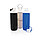 Стеклянная бутылка в силиконовом чехле, синий; , , высота 22,2 см., диаметр 7 см., P436.655, фото 10