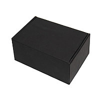 Коробка подарочная с ложементом, размер 20,5х13,5х8,5 см, картон, самосборная, черная, черный, , 21026