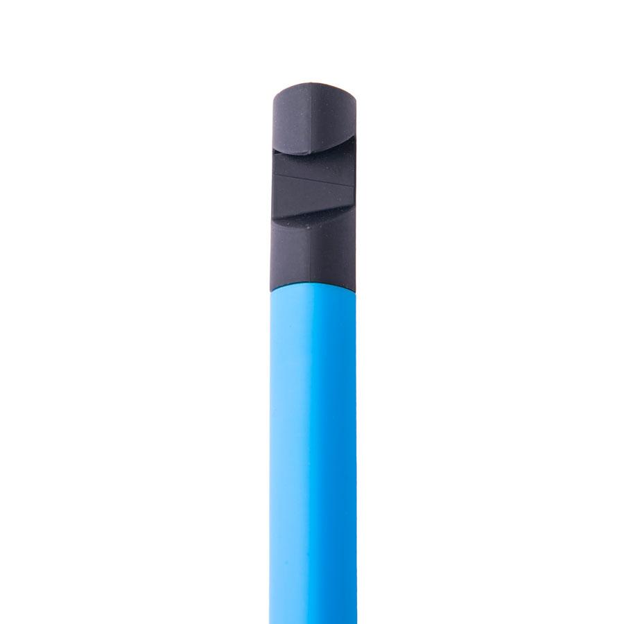 N5 soft, ручка шариковая, голубой/черный, пластик,soft-touch, подставка для смартфона, Голубой, -, 27201 22 - фото 3 - id-p90192186