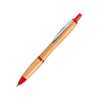 DAFEN, ручка шариковая, бамбук, пластик, металл, Красный, -, 346369 08