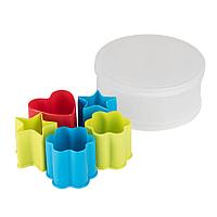 Формочки для печенья KENZZO (5 шт) в коробке,  пластик, разные цвета, , 344668