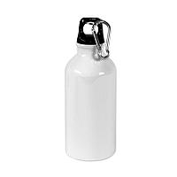 Бутылка для воды с карабином GREIMS, под сублимацию, 400 мл, Белый, -, 345341 01