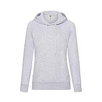 Толстовка женская без начеса LIGHTWEIGH HOODED SWEAT 240, Серый, XS, 621480.94 XS