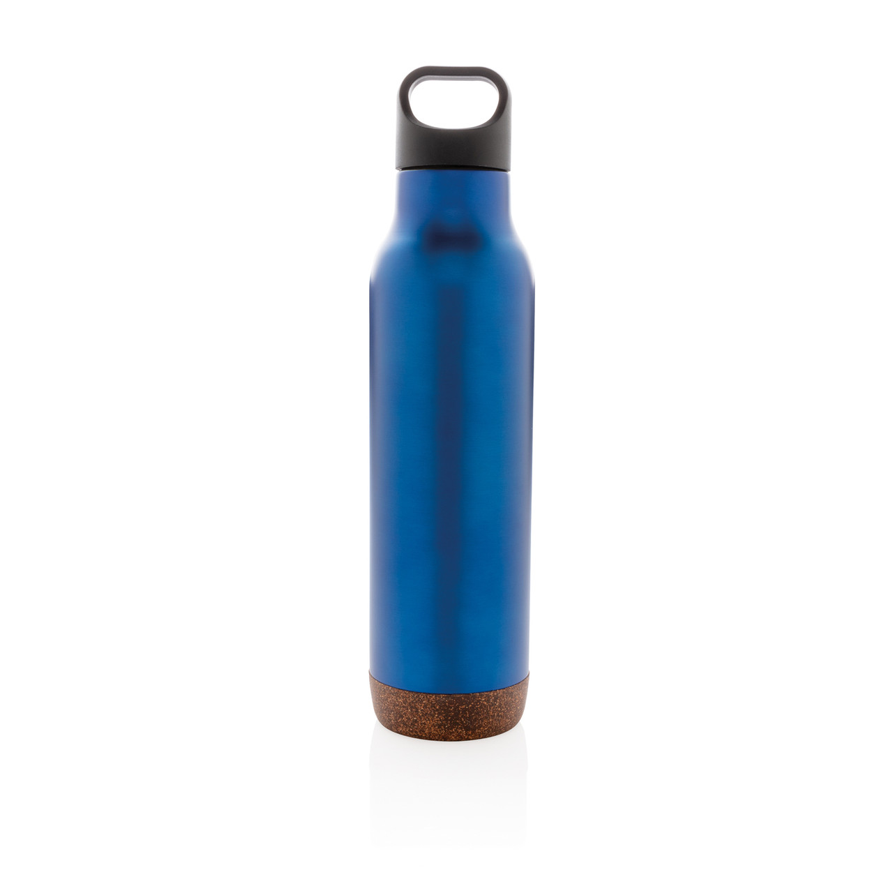 Герметичная вакуумная бутылка Cork, 600 мл, синий; , , высота 29 см., диаметр 7,2 см., P433.285 - фото 2 - id-p69072792