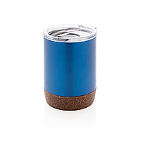 Вакуумная термокружка Cork для кофе, 180 мл, синий; , , высота 10 см., диаметр 7,2 см., P432.265