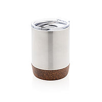 Вакуумная термокружка Cork для кофе, 180 мл, серебряный; , , высота 10 см., диаметр 7,2 см., P432.262