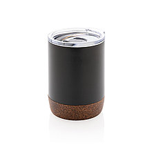 Вакуумная термокружка Cork для кофе, 180 мл, черный, , высота 10 см., диаметр 7,2 см., P432.261