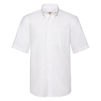 Рубашка мужская SHORT SLEEVE OXFORD SHIRT 130 , Белый, S, 651120.30 S