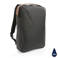 Двухцветный рюкзак Impact из RPET AWARE™ для ноутбука 15.6", черный; , Длина 29 см., ширина 10 см., высота 42