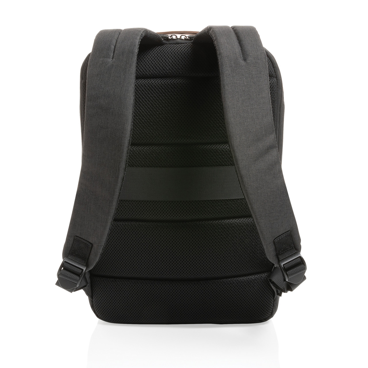 Двухцветный рюкзак Impact из RPET AWARE для ноутбука 15.6", черный; , Длина 29 см., ширина 10 см., высота 42 - фото 4 - id-p98379751
