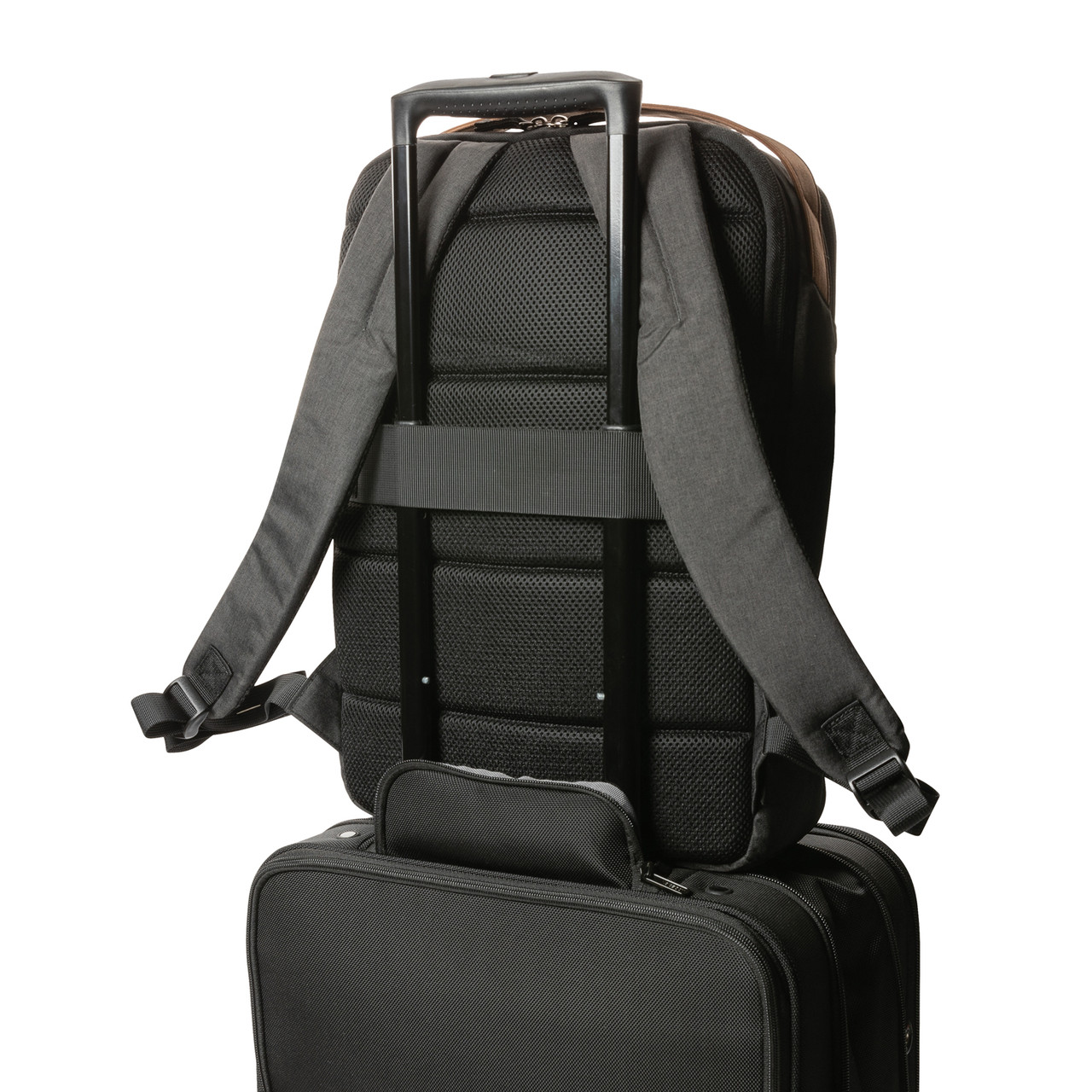 Двухцветный рюкзак Impact из RPET AWARE для ноутбука 15.6", черный; , Длина 29 см., ширина 10 см., высота 42 - фото 5 - id-p98379751