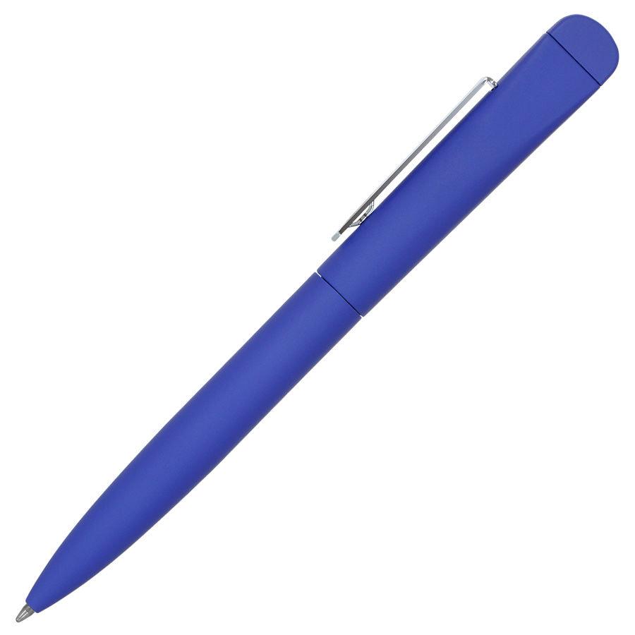 IQ, ручка с флешкой, 8 GB, металл, soft-touch, Синий, -, 1108 24_8GB