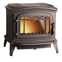 Печь-камин (от 50 до 110 м2) BRADFORD антрацит