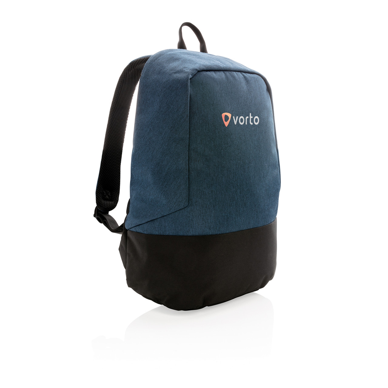Стандартный антикражный рюкзак, без ПВХ, синий; черный, Длина 35 см., ширина 13 см., высота 45 см., диаметр 0 - фото 6 - id-p69072807