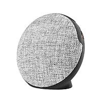 Bluetooth колонка FABRIC BASS круглая, черный, серый, , 345767