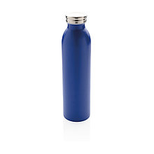 Герметичная вакуумная бутылка Copper, 600 мл, синий, , высота 26 см., диаметр 6,5 см., P433.215