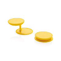 Универсальный держатель для телефона Stick n Hold, желтый; , , высота 0,8 см., диаметр 4 см., P324.776