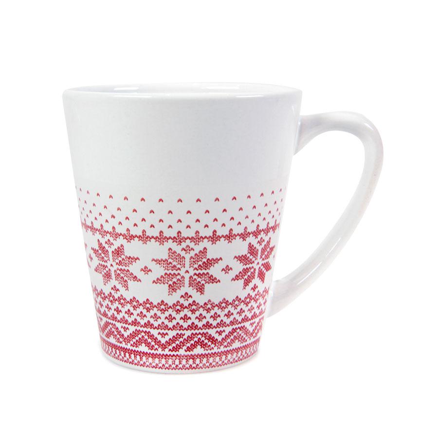 Кружка NUGLEX, белый, красный, , 345192