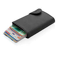 Кошелек XL с держателем для карт C-Secure RFID, черный, Длина 7 см., ширина 2 см., высота 9,8 см., диаметр 12