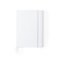 Блокнот для записей MEIVAX из переработанного пластика, 80 листов, 14.7 x 21 x 1.5 см, белый, Белый, -, 346722