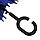 Зонт-трость HALRUM, пластиковая ручка, полуавтомат, Синий, -, 345706 24, фото 3