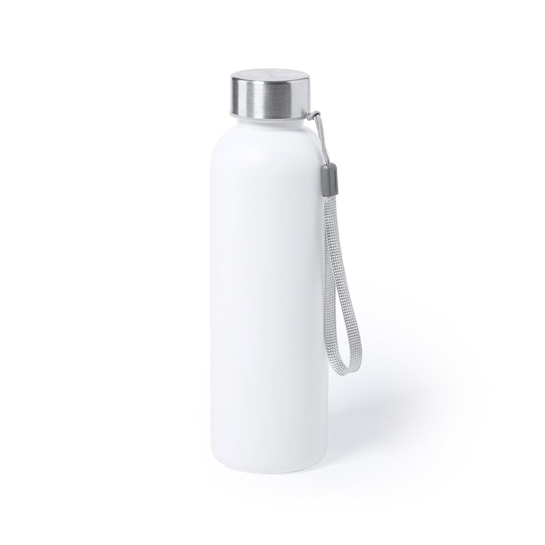 Бутылка для воды GLITER, антибактериальный пластик, 600 мл, белый, , 346768