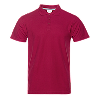 Рубашка поло мужская 04_Бордовый (66) (XL/52)