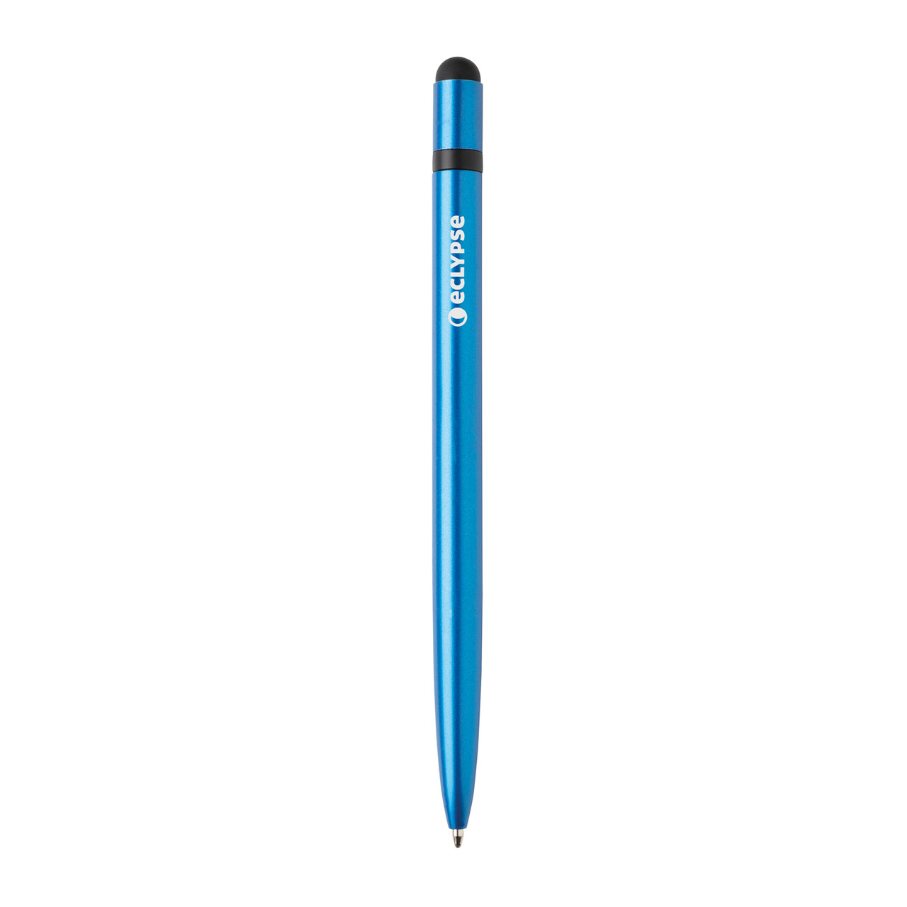 Металлическая ручка-стилус Slim, синий; , , высота 14 см., диаметр 0,8 см., P610.885 - фото 2 - id-p69074421