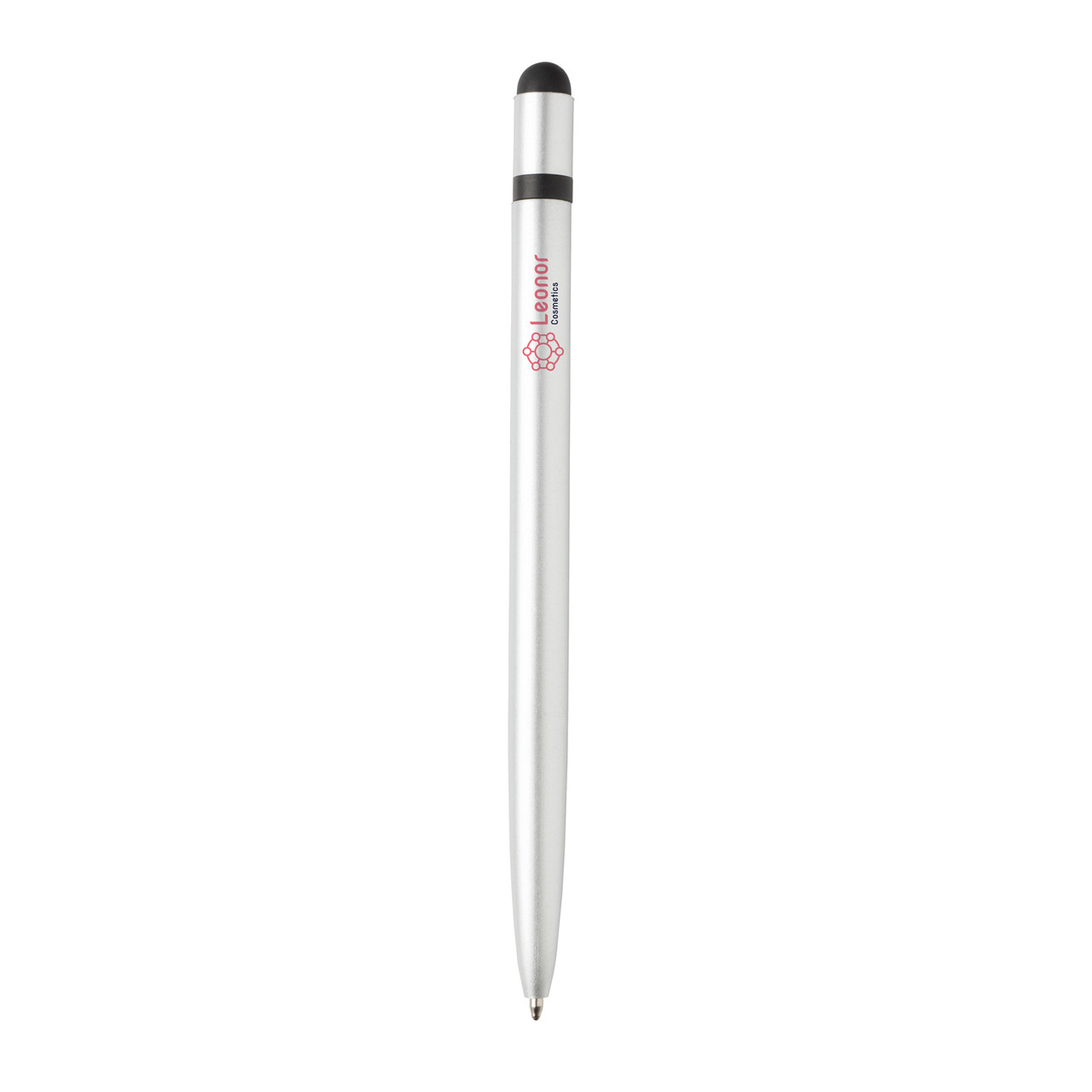 Металлическая ручка-стилус Slim, серебряный; , , высота 14 см., диаметр 0,8 см., P610.882 - фото 2 - id-p69074423