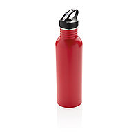 Спортивная бутылка для воды Deluxe, красный, , высота 26 см., диаметр 7 см., P436.424