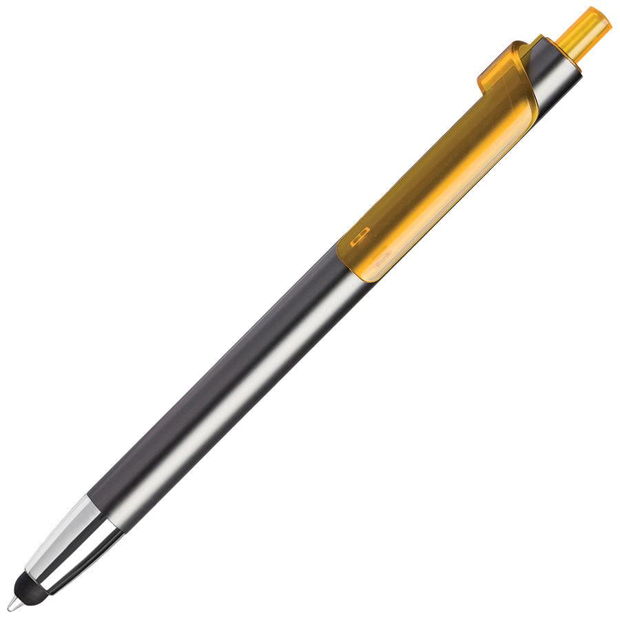 Ручка шариковая со стилусом PIANO TOUCH, Жёлтый, -, 609 30 61