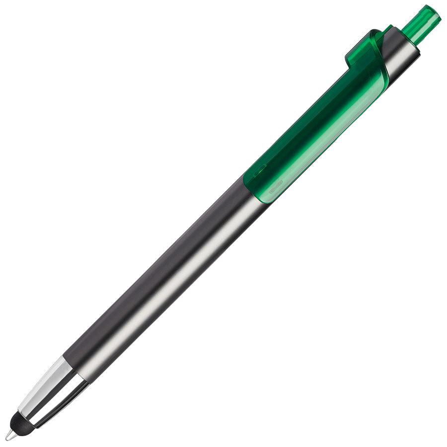 Ручка шариковая со стилусом PIANO TOUCH, Зеленый, -, 609 30 94