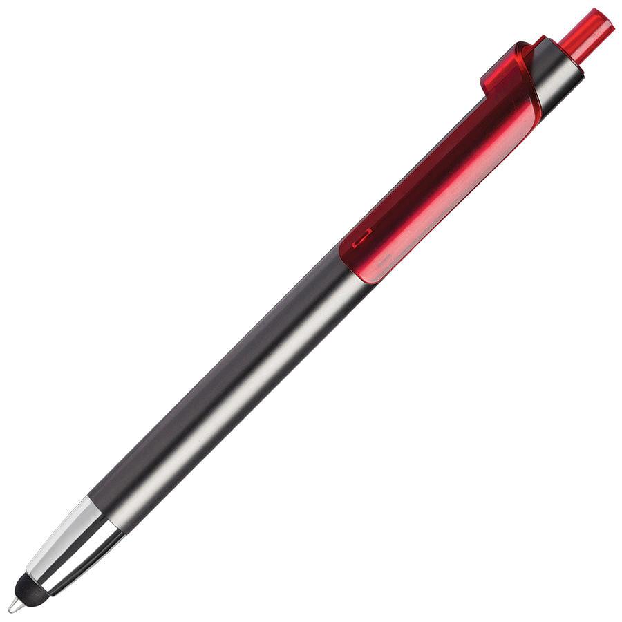 Ручка шариковая со стилусом PIANO TOUCH, Красный, -, 609 30 67