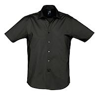 Рубашка мужская BROADWAY 140, Черный, L, 717030.312 L
