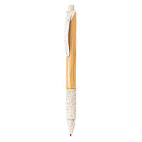 Ручка из бамбука и пшеничной соломы, белый; , , высота 14,2 см., диаметр 1,1 см., P610.533