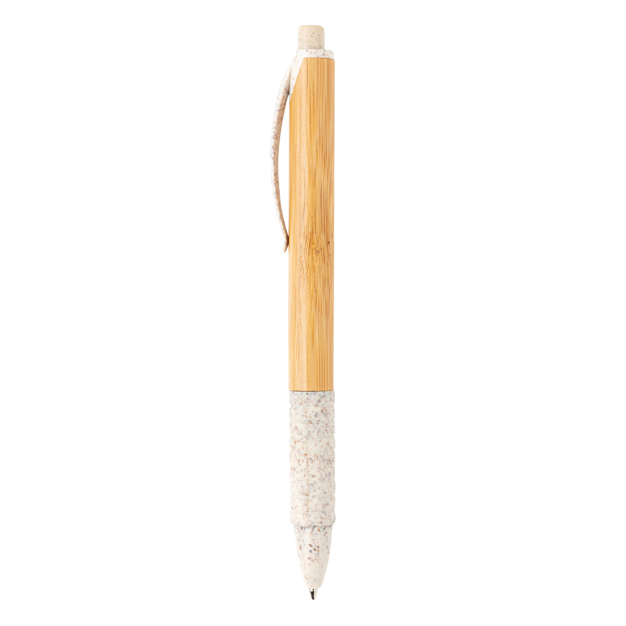 Ручка из бамбука и пшеничной соломы, белый; , , высота 14,2 см., диаметр 1,1 см., P610.533 - фото 2 - id-p69236655