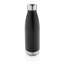 Вакуумная бутылка из нержавеющей стали, черный, , высота 25,8 см., диаметр 6,7 см., P436.491