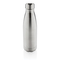 Вакуумная бутылка из нержавеющей стали, серебряный; , , высота 25,8 см., диаметр 6,7 см., P436.492